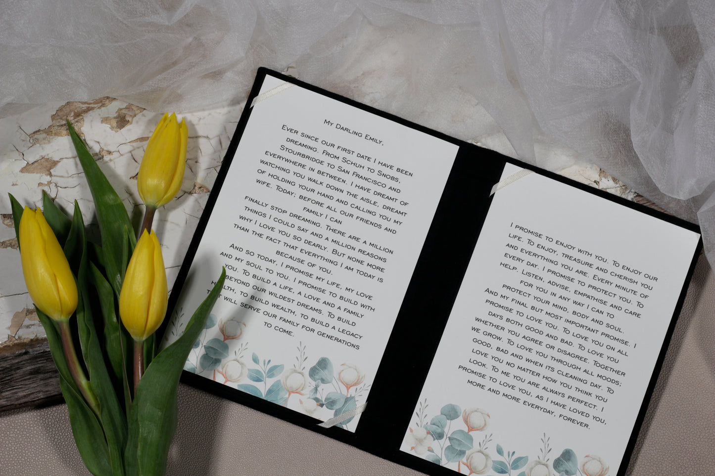 Personalized Books For Marriage Vows