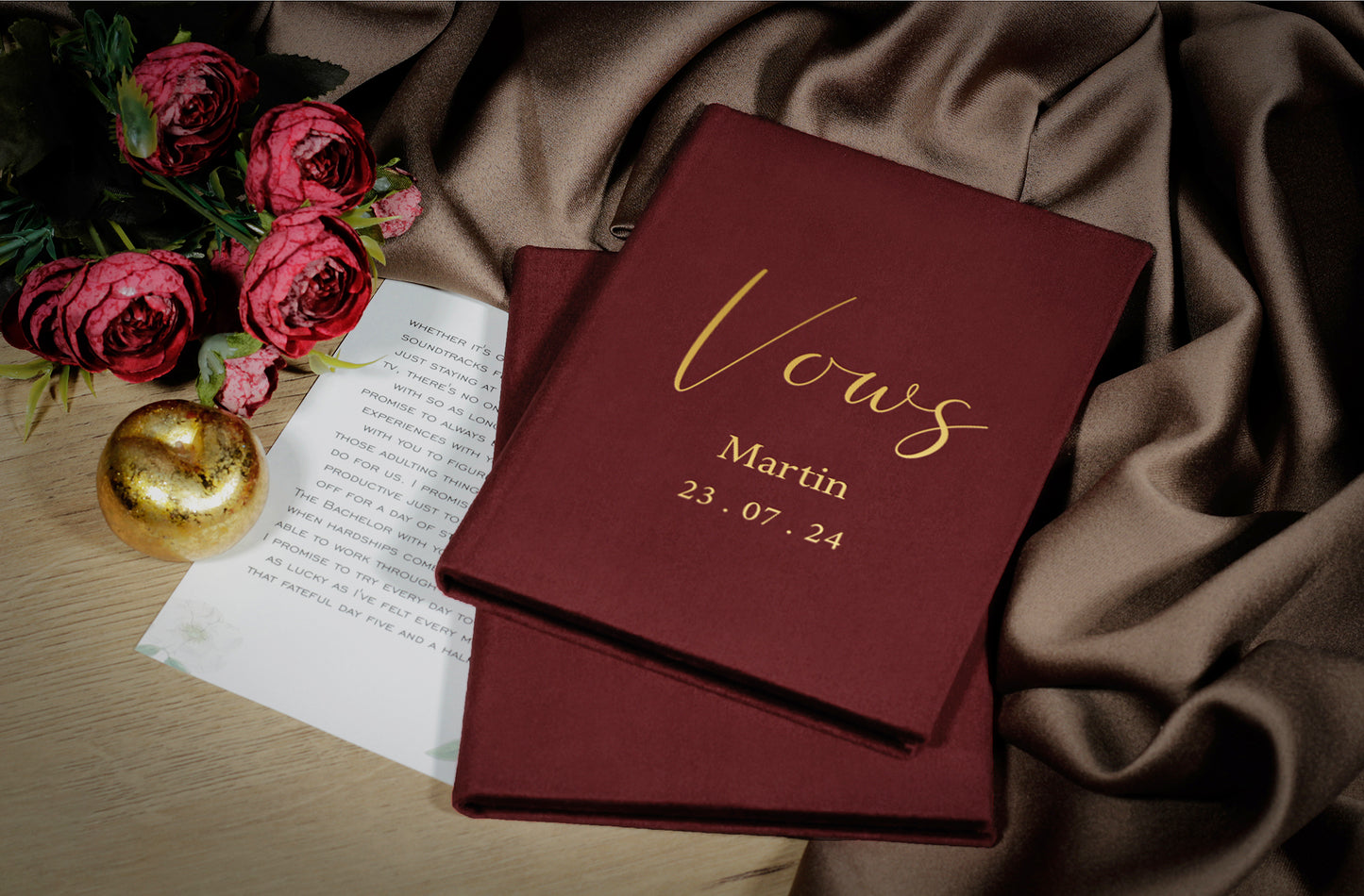 His and her vow books, wedding vow books, custom wedding vow cases, personalized vow booklets, bride and groom vow books, bridal shower gift