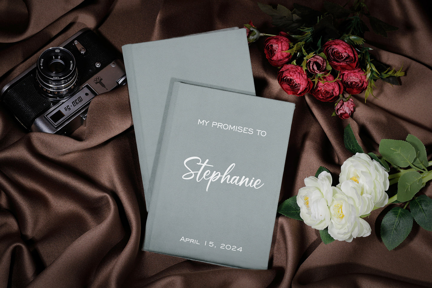 Custom Books of Marriage Vows, His And Her Vow Books, Personalized Vow Booklets, Custom Vow Books, Wedding Vow Cases, Bridal Shower Gift