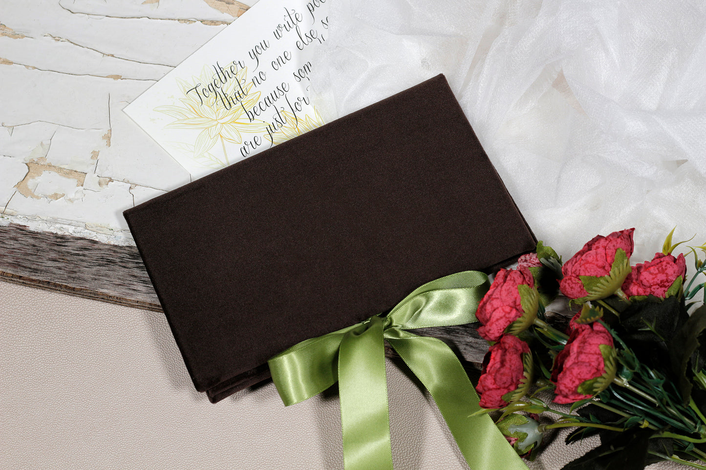 Money Gift Envelope With Satin Ribbon