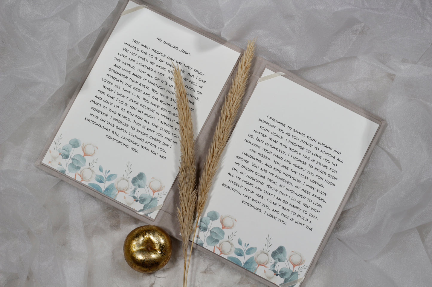 Personalized Books For Marriage Vows