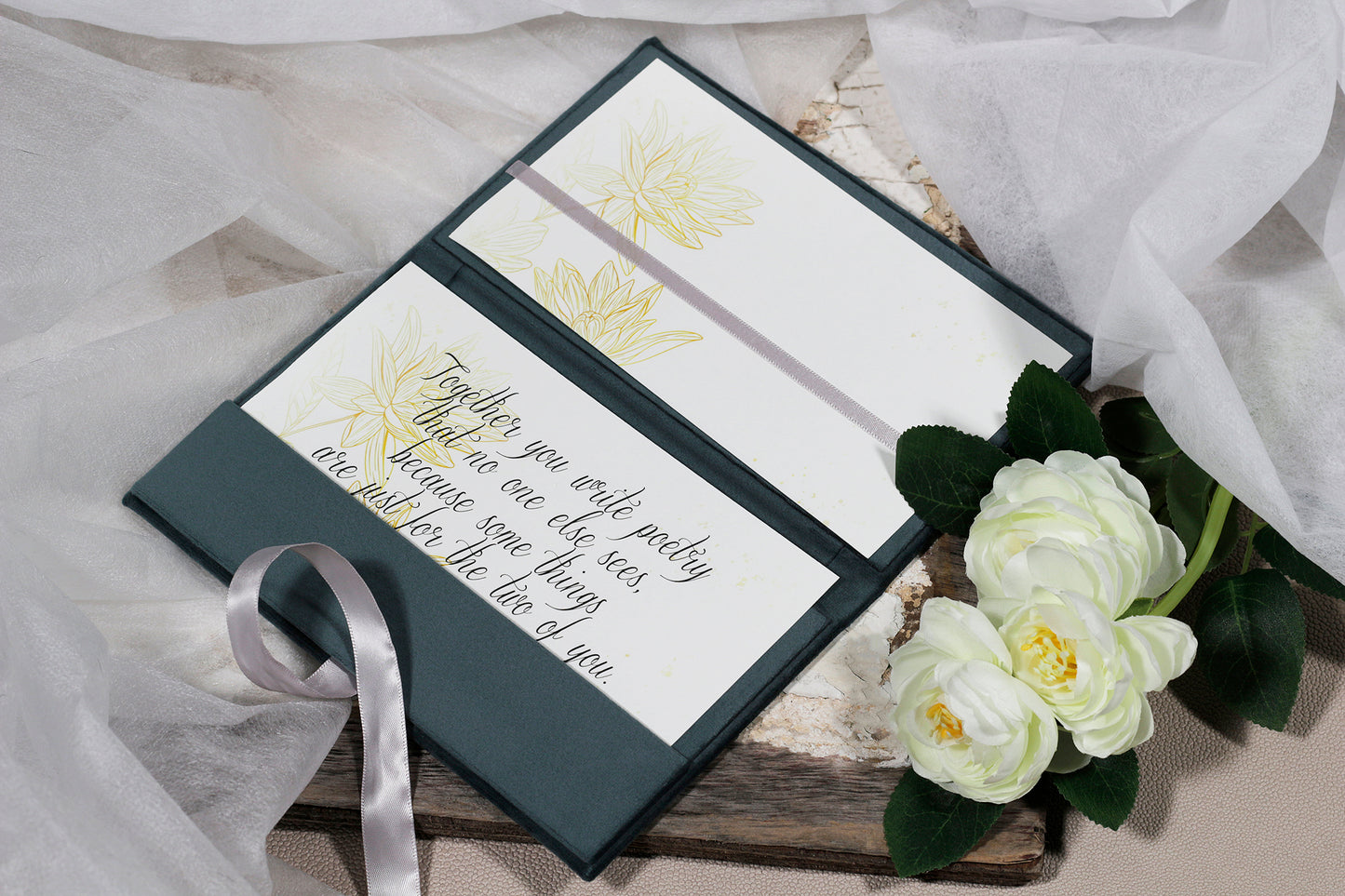 Money Gift Envelope With Satin Ribbon