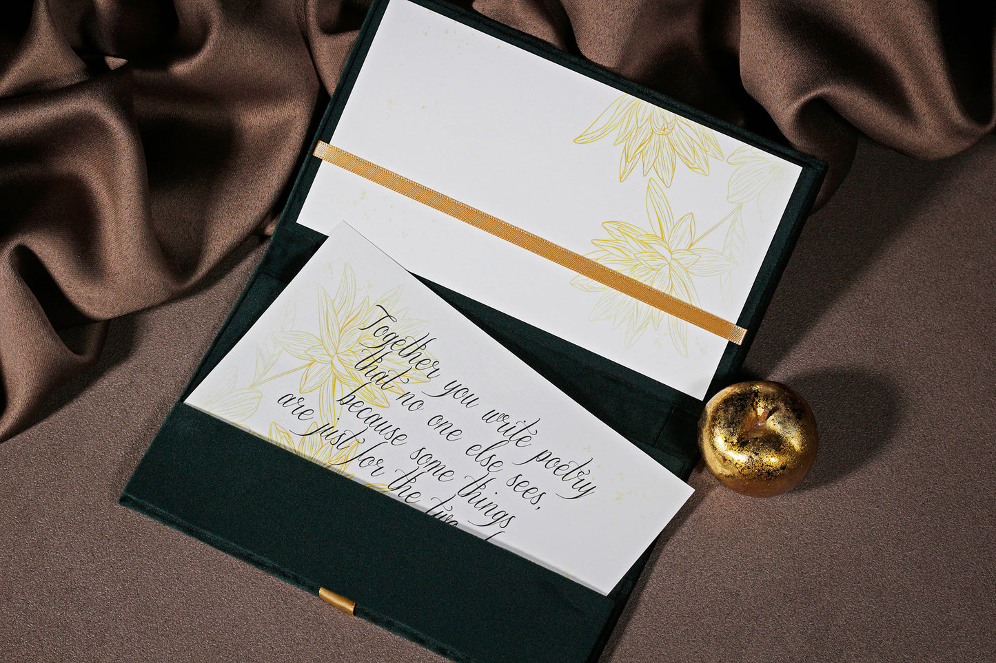 Green Velvet Money Holder Envelope With Custom Text, Personalized Gift Card Holder, Cash / Check Envelope For Wedding, Birthday, Anniversary