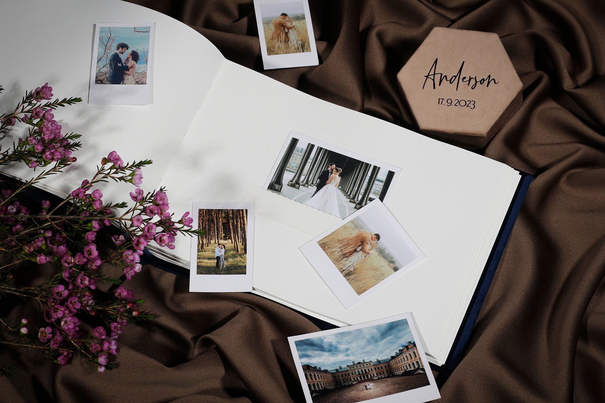 Photo Album For A Couple, Wedding Photo book, Personalized Instax Mini / Wide Album, Wedding Gift Book, Photo Booth Album