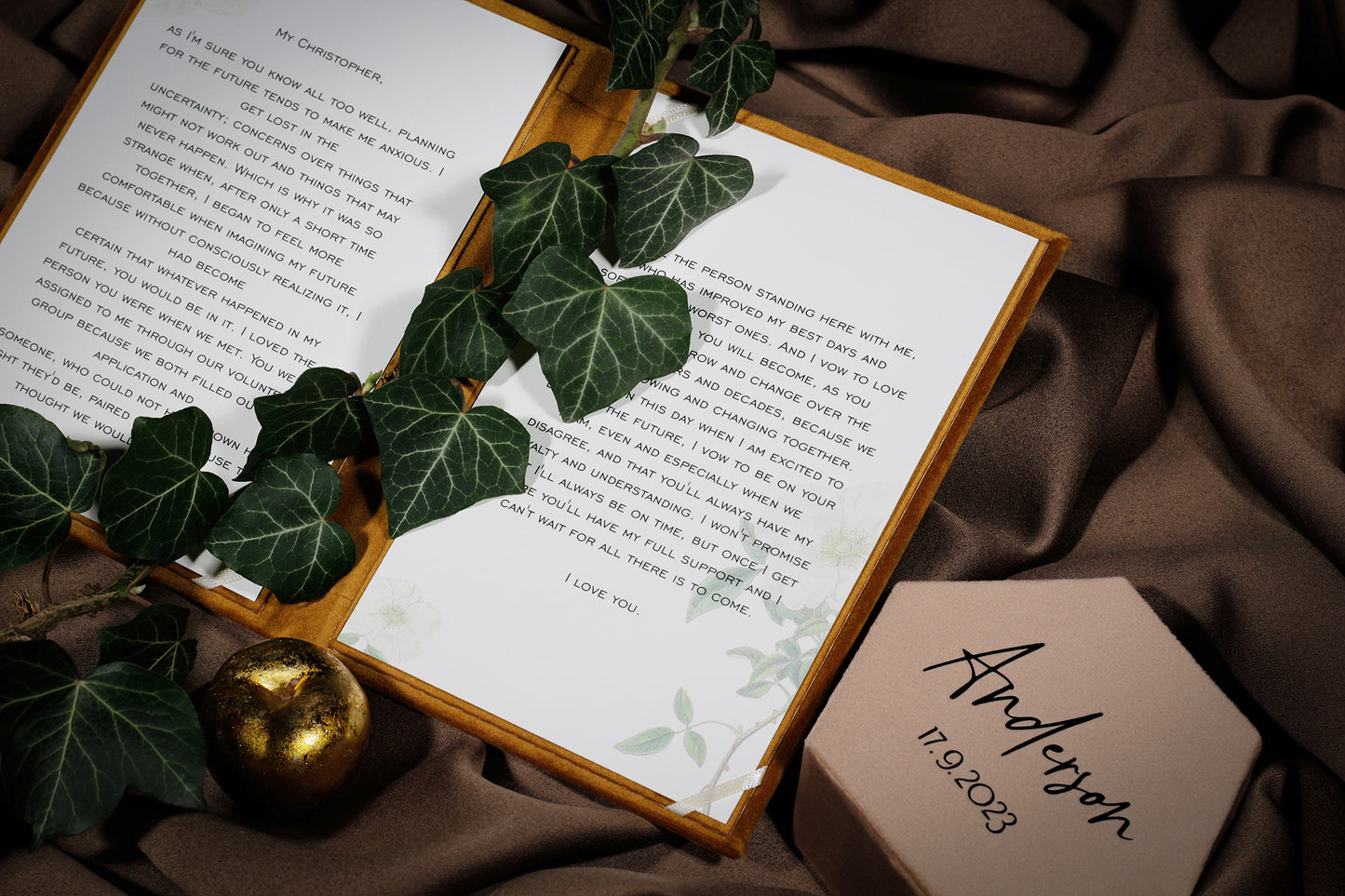 Books Of Wedding Vows, Customized Bride And Groom Vow Booklets, His And Her Vow Cases, Personalized Wedding Vow Books, Bridal Shower Gift