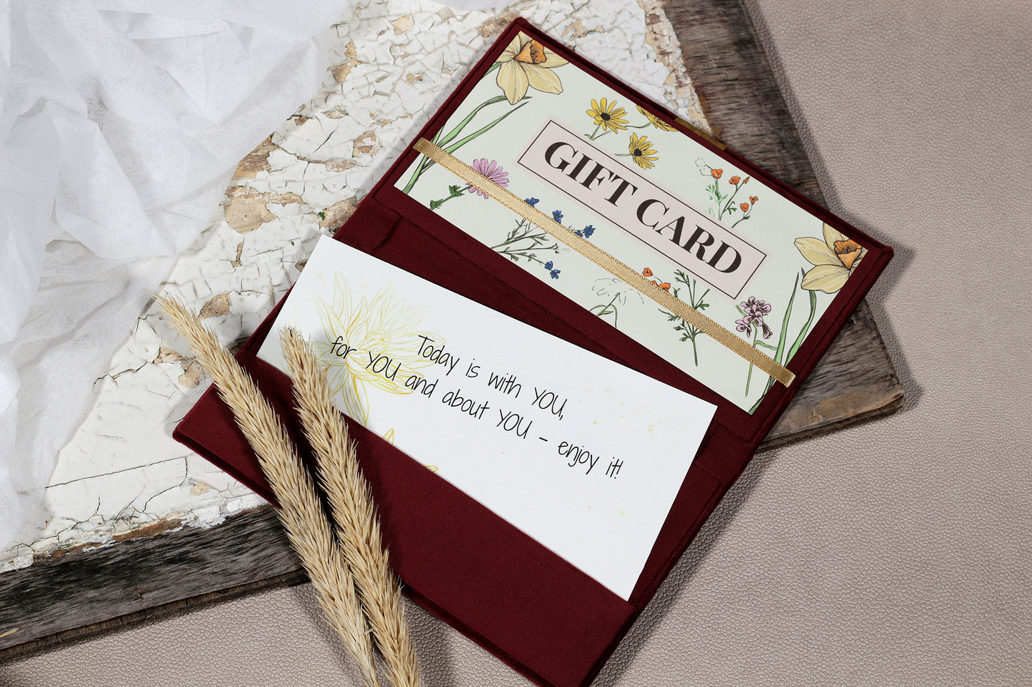 Money Gift Envelope With Satin Ribbon